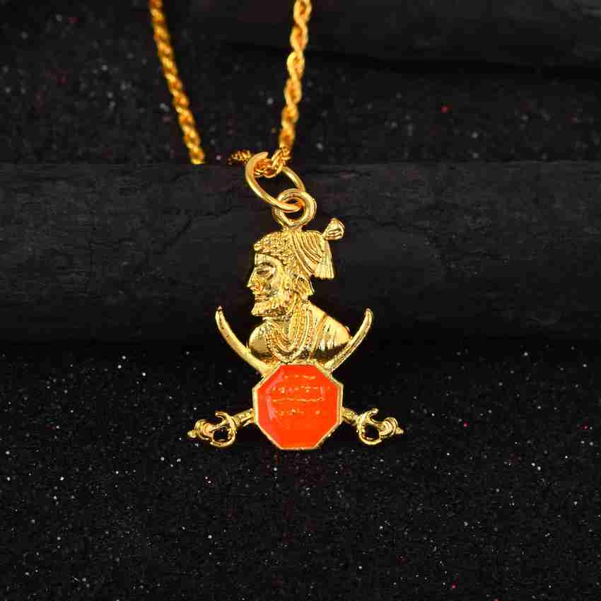 Shivaji maharaj pendant discount