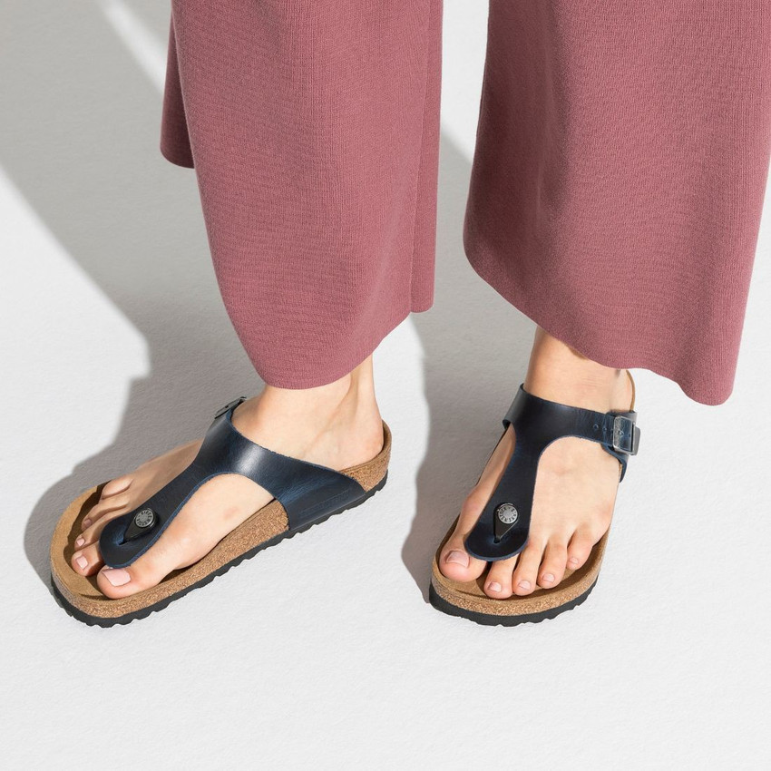 BIRKENSTOCK Gizeh Regular Width Men Blue Sandals Buy BIRKENSTOCK