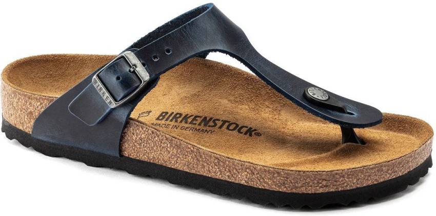 Birkenstock blue sandals discount leather