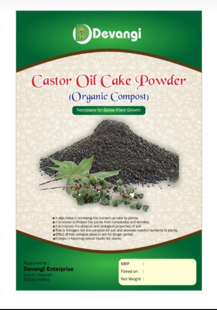 Castor Cake Fertilizer (Organic Fertilizer) - samsgardenstore