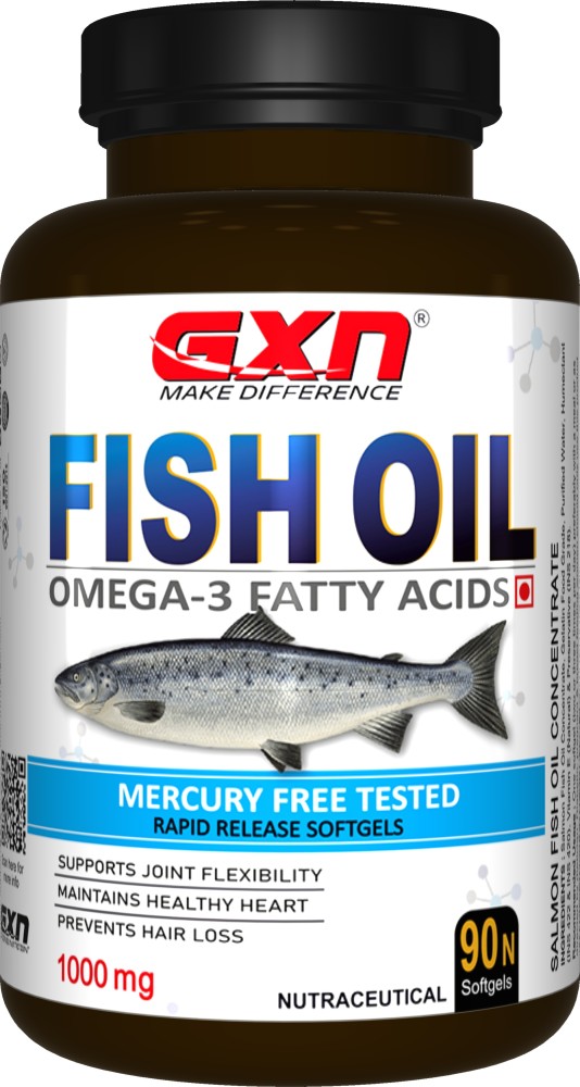 MuscleBlaze Fish Oil with EPA & DHA - (1000 mg, 90 Softgels)