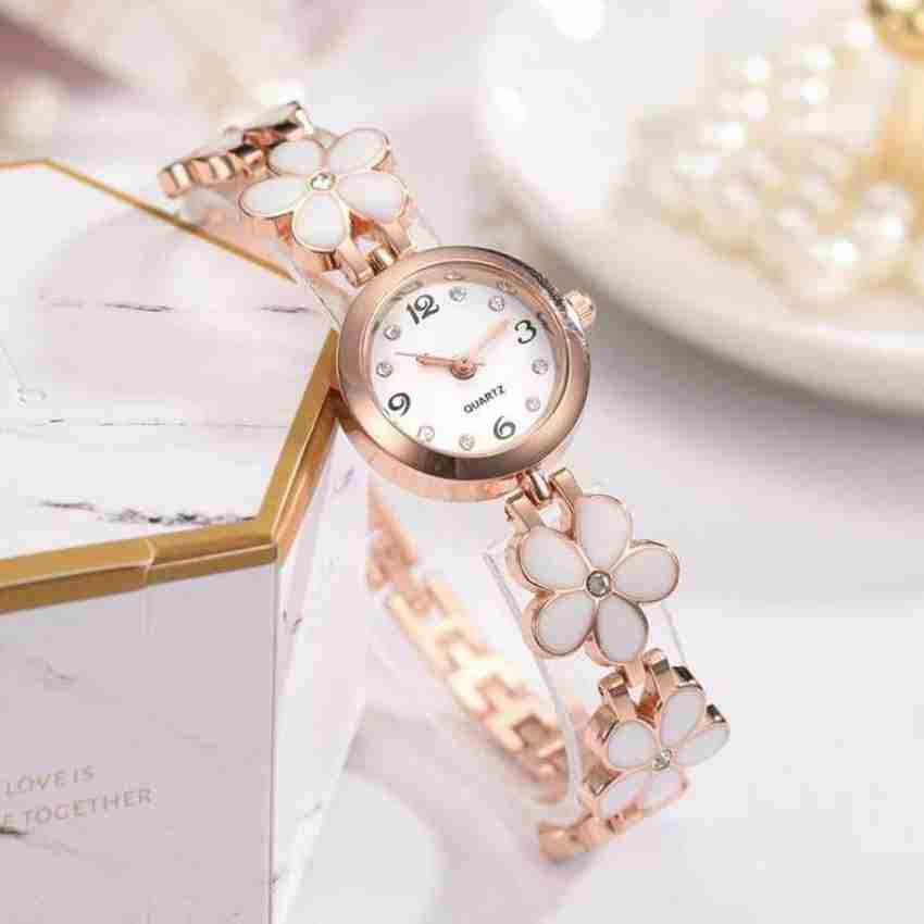 Finotic For girls and womens Flower Watch Analog Watch For Women