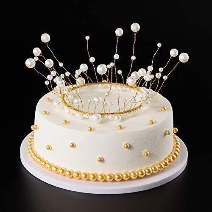 6pcs Gold Mini Crown Cake Topper Prince Princess Small Cupcake Toppers  Crown Wedding Birthday Cake