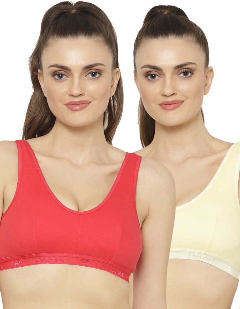 Floret Women Sports Non Padded Full Coverage Bra Women Sports Non Padded Bra  - Buy Floret Women Sports Non Padded Full Coverage Bra Women Sports Non  Padded Bra Online at Best Prices