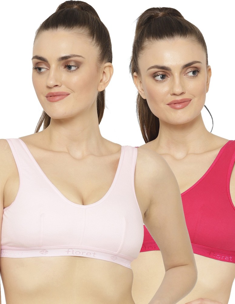 Floret Heavily Padded Full Coverage Sports Bra Women Sports Lightly Padded  Bra - Buy Floret Heavily Padded Full Coverage Sports Bra Women Sports  Lightly Padded Bra Online at Best Prices in India