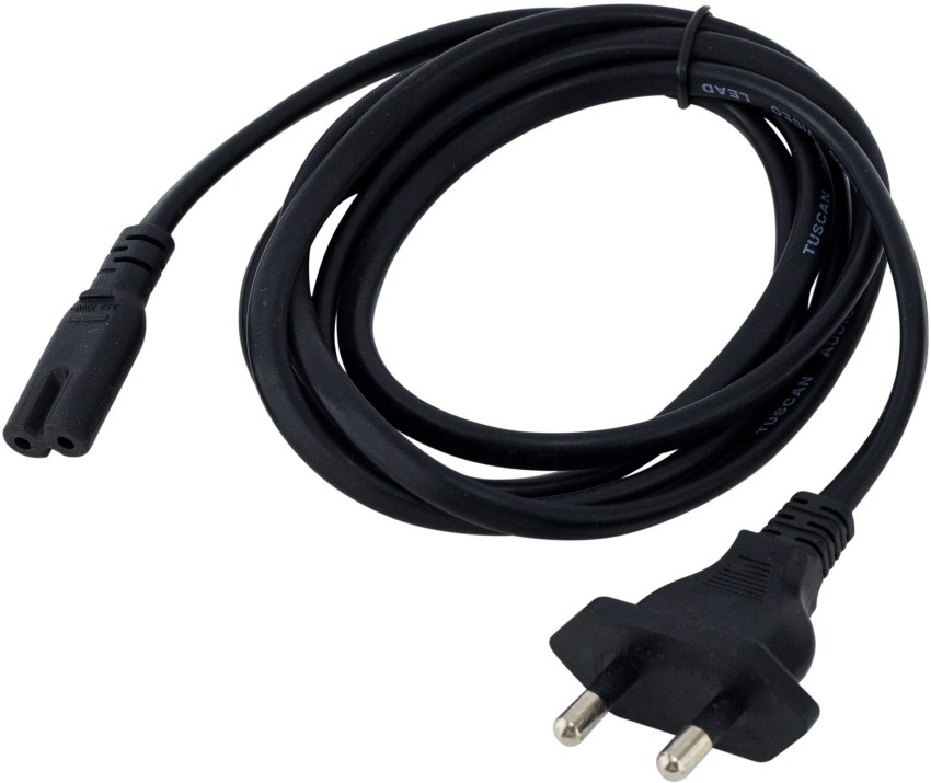 TUSCan Patch Cable 1.8 m Prong Power Cord 2 pin for Radio
