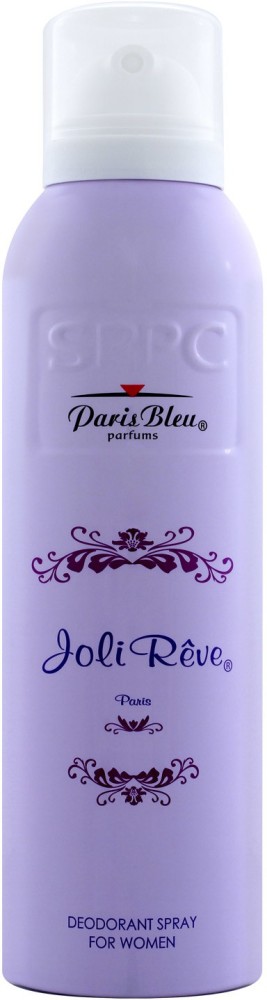 Paris Bleu Joli Reve Deodorant 200ml Deodorant Spray - For Women - Price in  India, Buy Paris Bleu Joli Reve Deodorant 200ml Deodorant Spray - For Women  Online In India, Reviews 