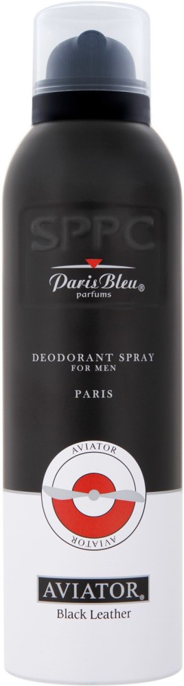 Paris Bleu Aviator Black Leather Deodorant 200ml Deodorant Spray - For Men  - Price in India, Buy Paris Bleu Aviator Black Leather Deodorant 200ml  Deodorant Spray - For Men Online In India