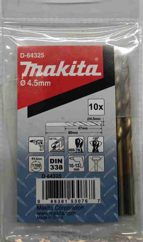 Makita hss best sale drill bit set