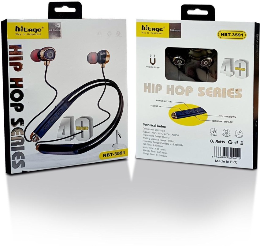 Hitage bluetooth earphones online nbt 1941