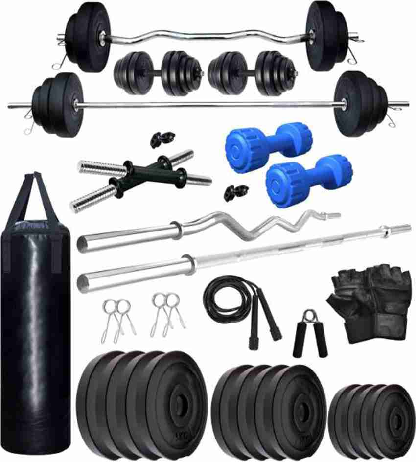 MRX 12 kg 12 kg PVC COMBO_ef24 Home Gym Combo Price in India - Buy