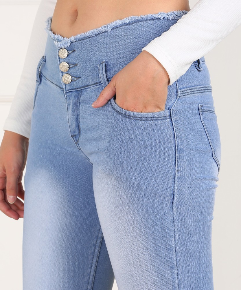 F2M Slim Women Light Blue Jeans - Buy F2M Slim Women Light Blue Jeans  Online at Best Prices in India