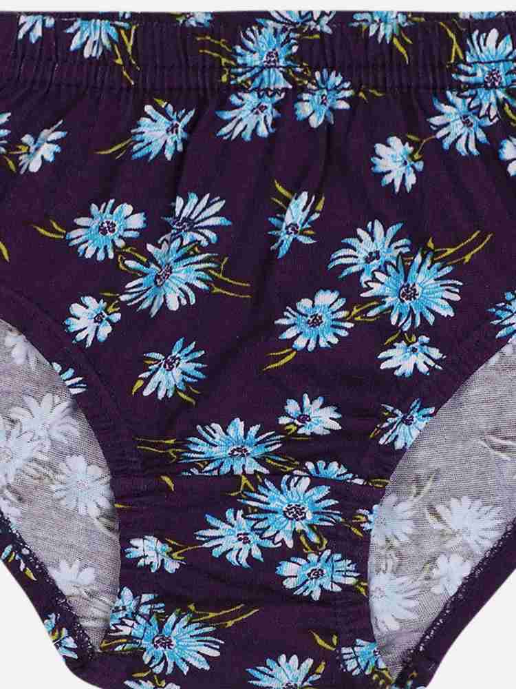 Buy ALBA Kids Flora - 100% Cotton - Multicolor Panties for Girls