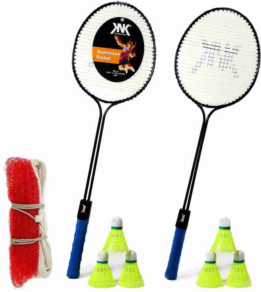 CARRY ON Multicolour Badminton Set Of 2 Piece Racquet with 6 Piece Plastic  ShuttleCock And 1