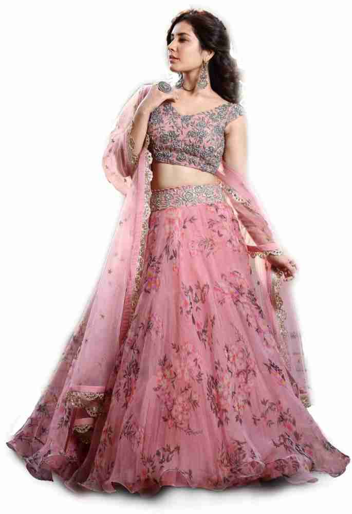 rellavo Digital Print Semi Stitched Lehenga Choli Buy rellavo