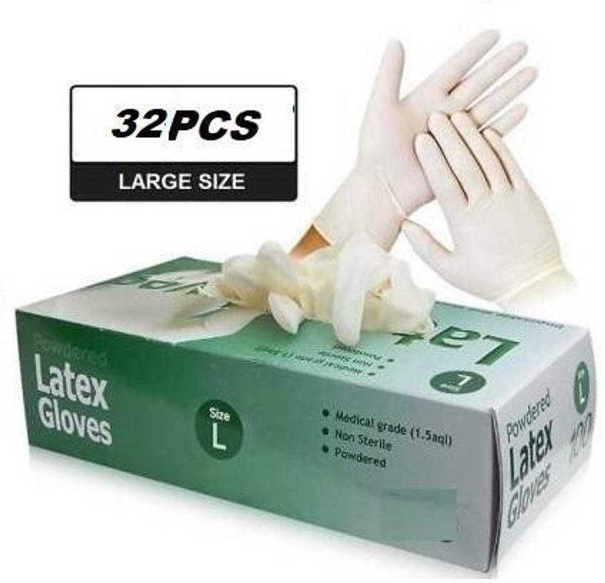 DM India Disposable Surgical Gloves Latex Medical Hand Gloves