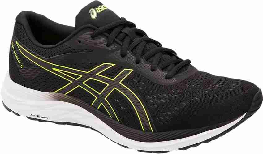 Asics running gel excite 6 sneakers in black best sale