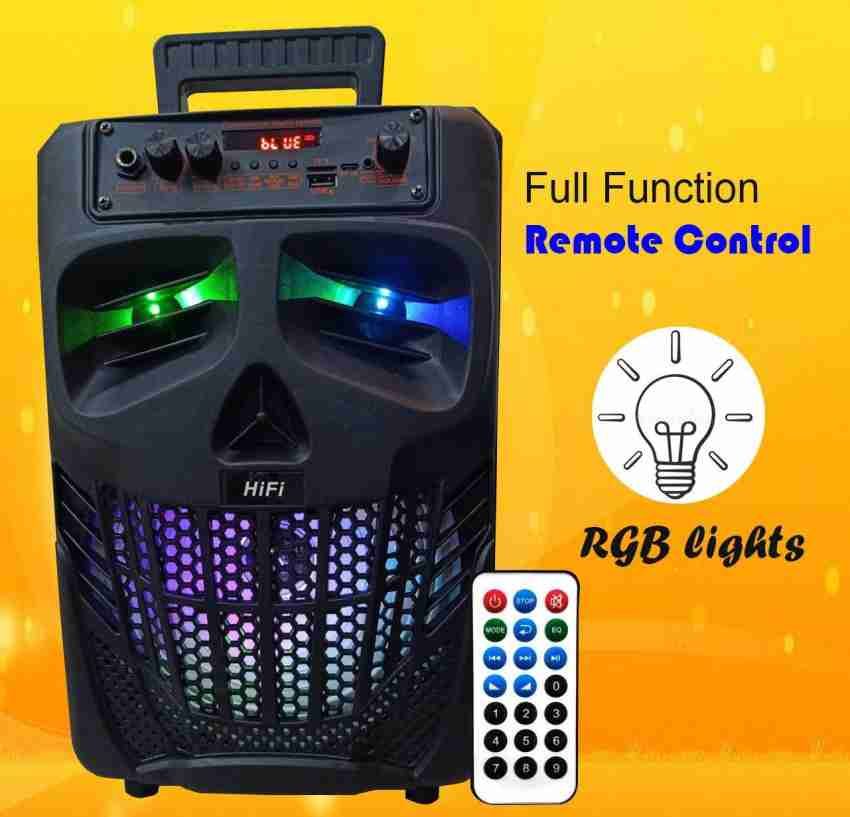 Wireless Microphone Speaker Bluetooth & LED Lamp Light Voice Changing  Function