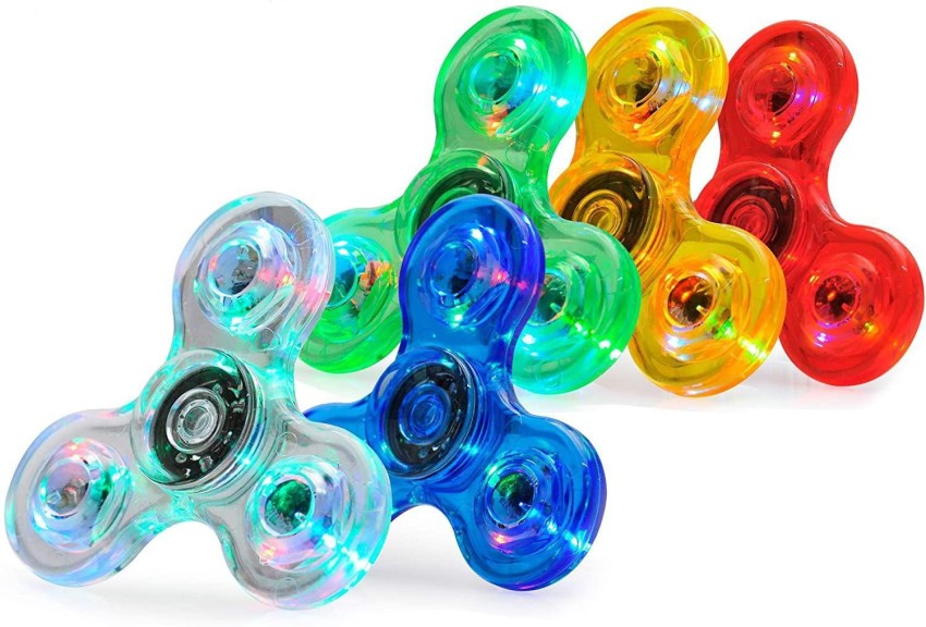 Fidget Spinners, Metal Finger Hand Spinner Toys With Luminous