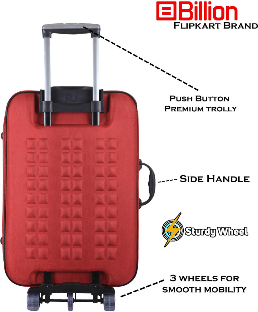 Billion Platinum 2 Color cabin Luggage Suitcase Trolley bag Cabin