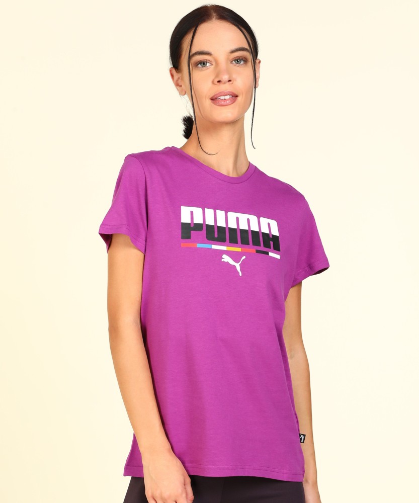 Purple puma cheap t shirt