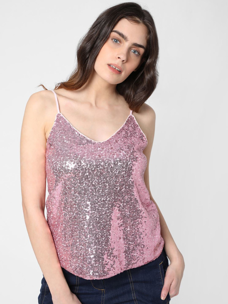 vero moda sequin top