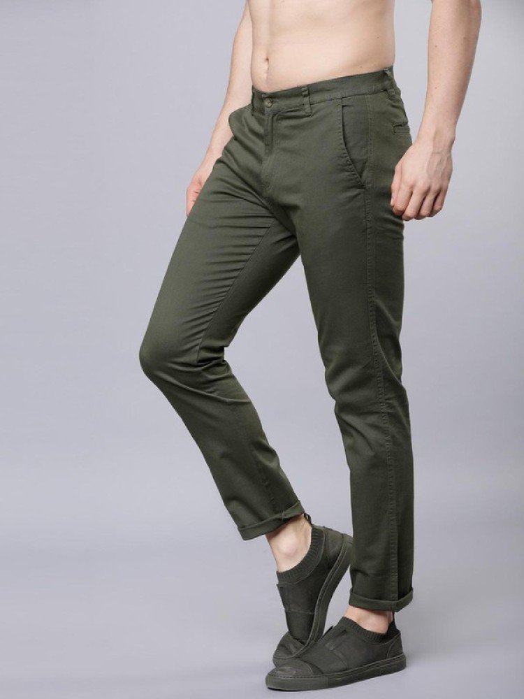 CELIO Casual Trousers  Buy CELIO Mens Green Knit Pant Online  Nykaa  Fashion