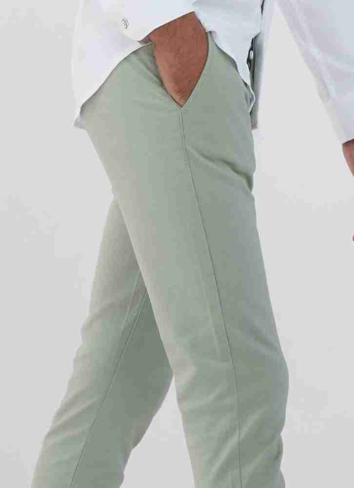 White shirt on sale green pants