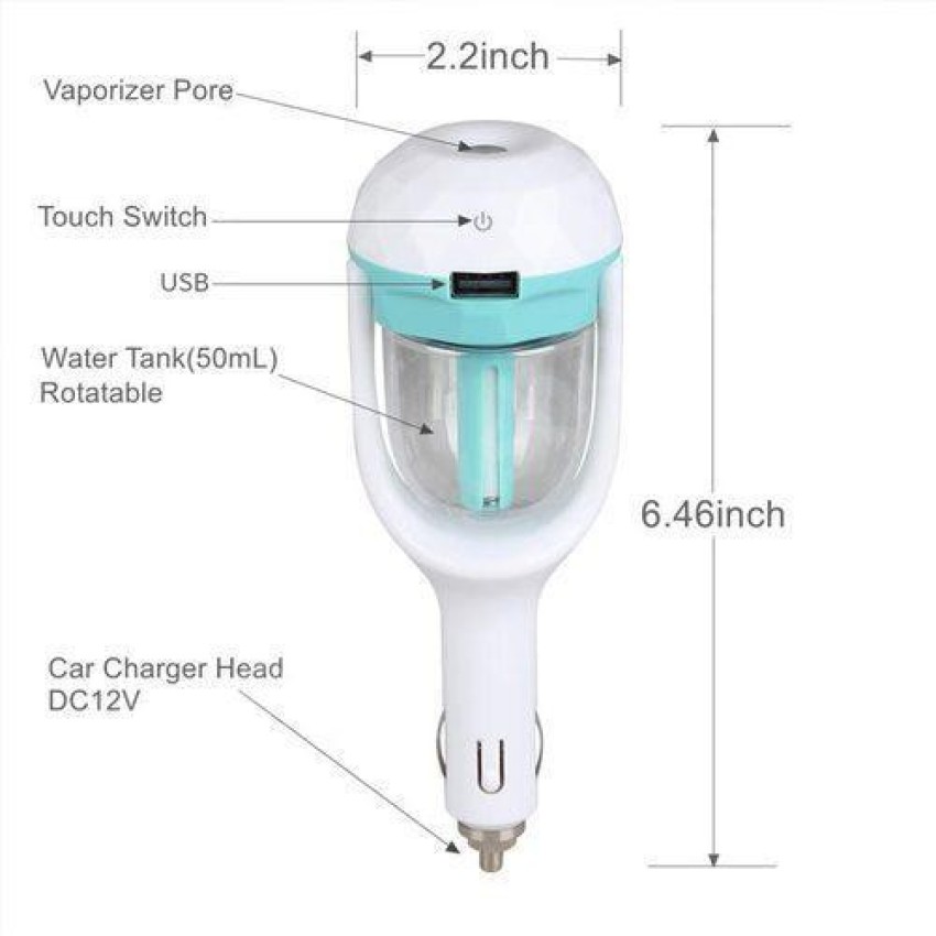 VVG TRADERS Room Usb Car Humidifier 2 Hours Shut-off Ultrasonic Mist Maker  Fogger Aroma Essential Oil Diffuser Aromatherapy Air Purifier For  Travel/Office/Car/Home Humidifier Price in India - Buy VVG TRADERS Room Usb