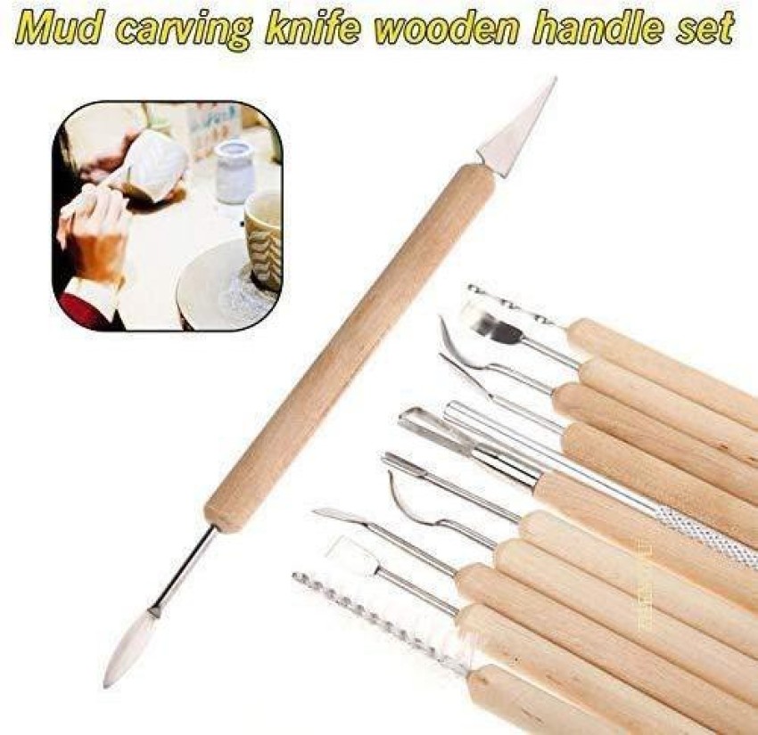 Carving Tools for Clay Art (Set of 13 pcs) | Double Ended Clay Modeling  Tools | Clay Sculpting Tools | Wax Pottery Craft Tools