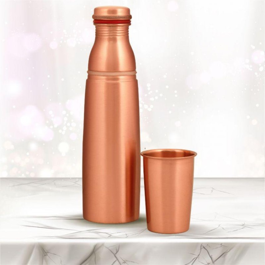 MILTON Copper Drinking Water Tumbler with Lid 100% Leak Proof Water glass  480 ml