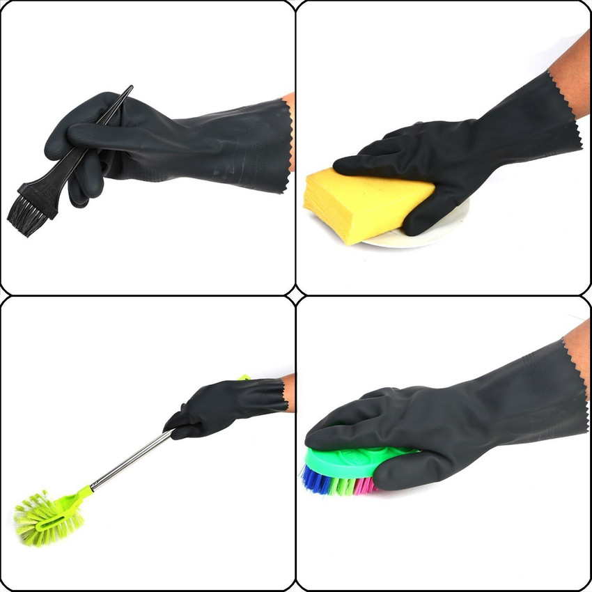 Extra large household rubber gloves deals