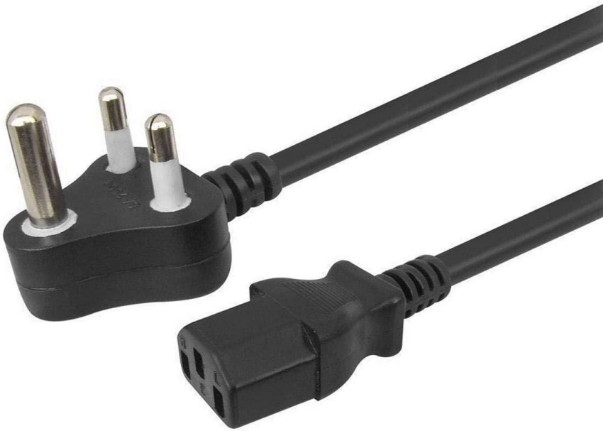 Buy 90 Degree L Shape 1.5m 3 Pin PC Power Cable IEC Mains Kettle