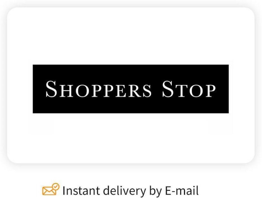 Shoppers Stop Gift Card  Gift card deals Gift card Shopper