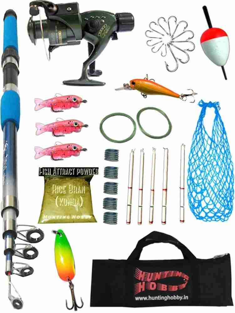 Hunting Hobby OSP Fishing 7Ft Rod,Reel,Accessories Complete Kit Red, Blue,  Green Fishing Rod Price in India - Buy Hunting Hobby OSP Fishing 7Ft Rod, Reel,Accessories Complete Kit Red, Blue, Green Fishing Rod online