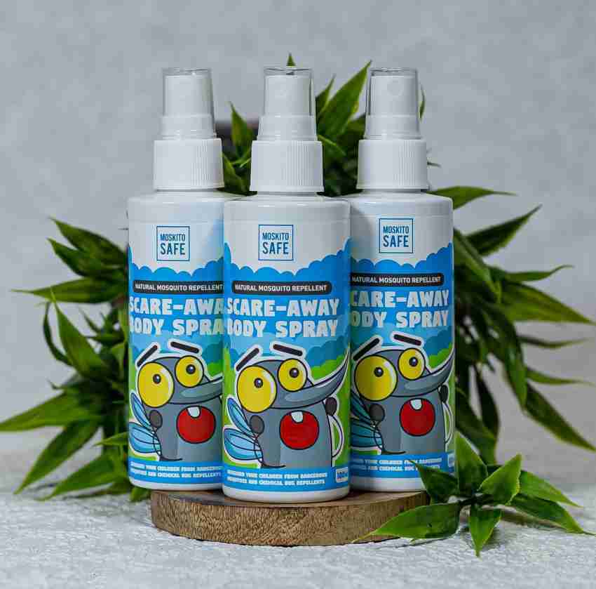 Scare Away Moskito Safe Natural Alcohol & DEET Free Mosquito Repellent Spray  100ml (Pack of 3) - Buy Baby Care Products in India