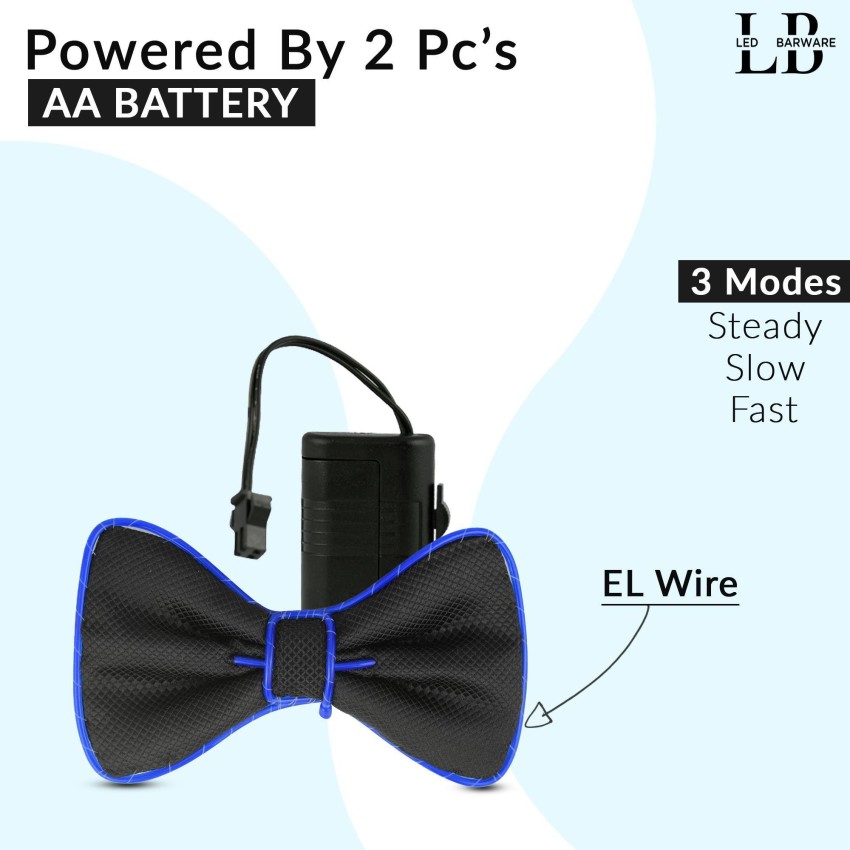 LBLEDBARWARE LED Light Up Bow Tie