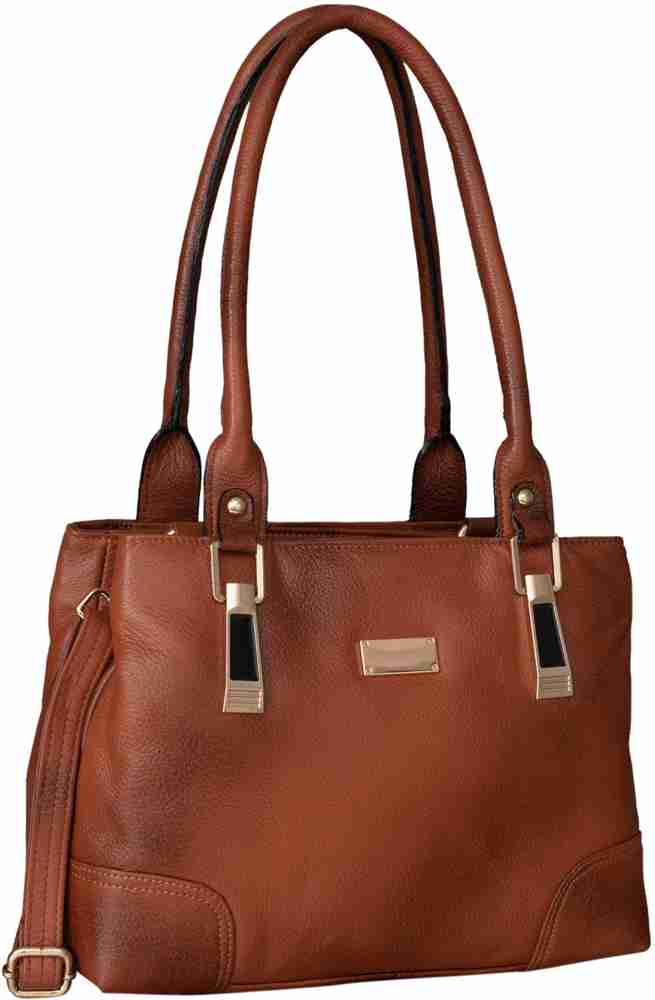 Tan leather designer handbags hot sale