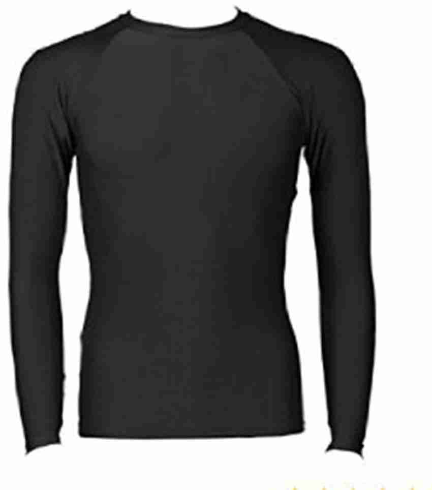 Lycot Solid Men Round Neck Black T-Shirt - Buy Black Lycot Solid Men Round  Neck Black T-Shirt Online at Best Prices in India