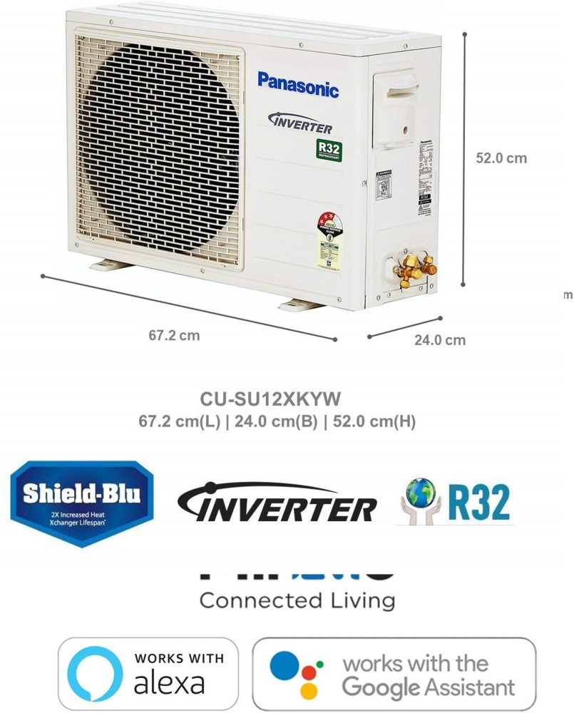 panasonic 1 ton 3 star wi fi inverter split ac