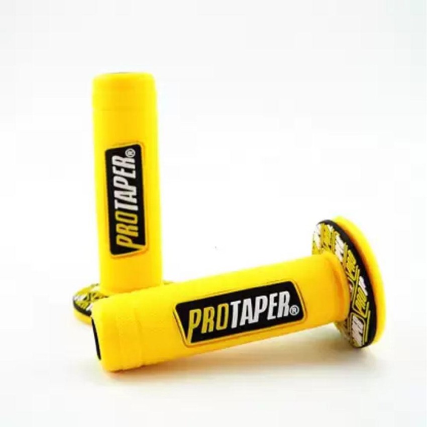 Yellow best sale handlebar grips