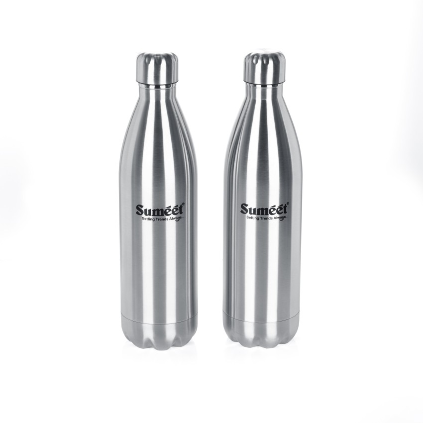 Giftzdaddy Silver 1L Flask With Handle Lid Acts As Cup 360 Degree Pouring  Spout at Rs 300/piece in New Delhi
