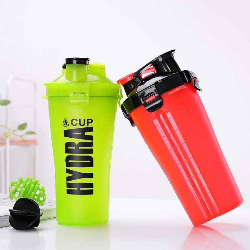 Tanish 2 in 1 Hydra Cup Dual Shaker/shaker bottler/ Protein Shaker Bottles(multi  colour) 0.3 ml Shaker - Buy Tanish 2 in 1 Hydra Cup Dual Shaker/shaker  bottler/ Protein Shaker Bottles(multi colour) 0.3