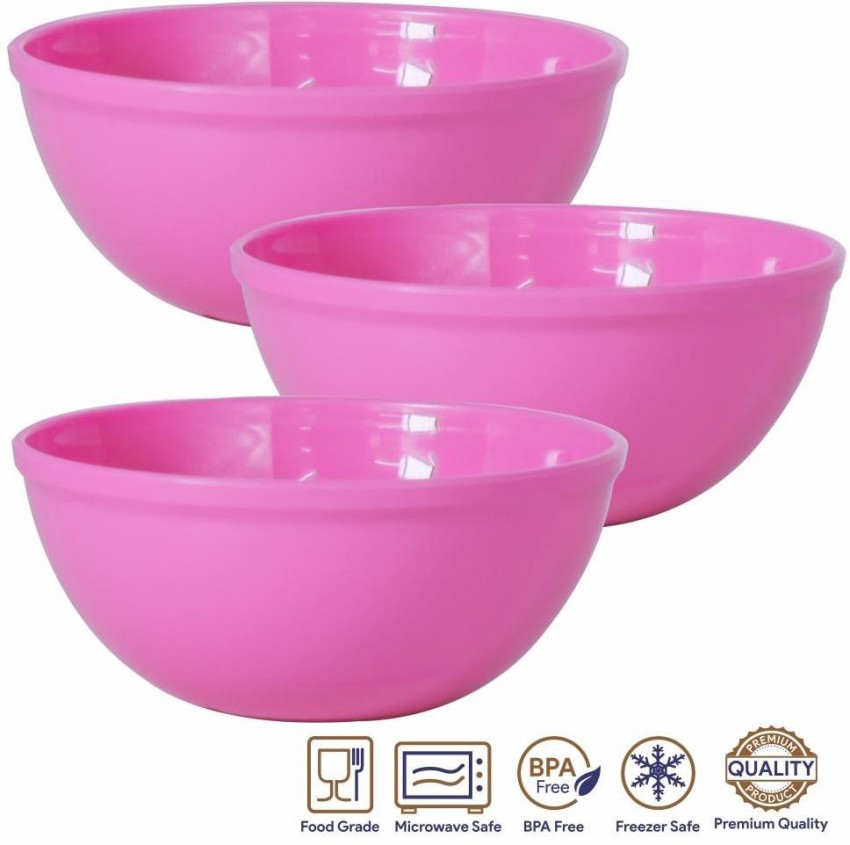 Plastic Bowls Microwave & Freezer Safe, BPA Free Plastic Bowls