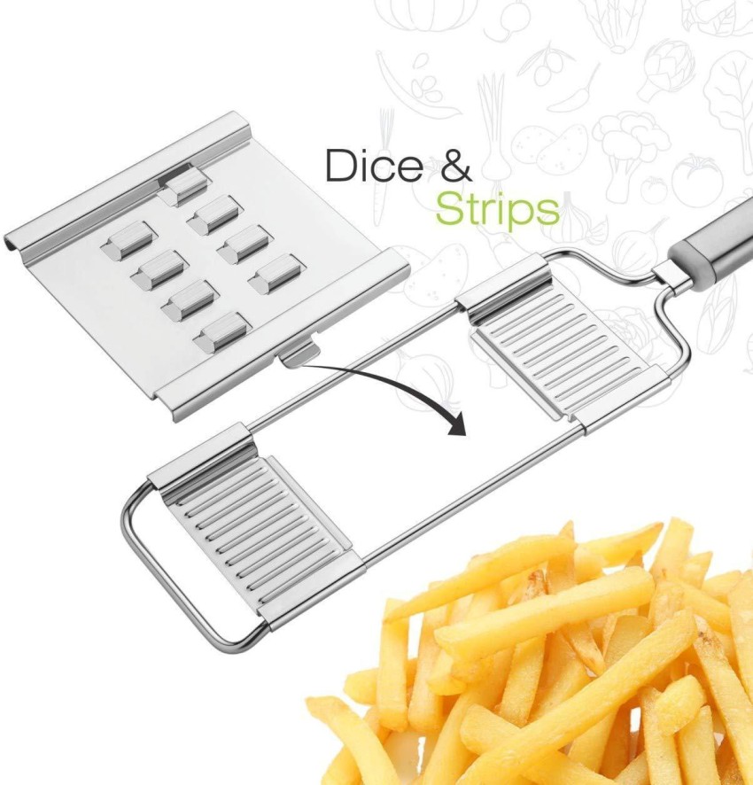 Kitchen Chopper Premium Vegetable And Fruit/Potato Slicer And Chipser For  Chips Vegetable & Fruit