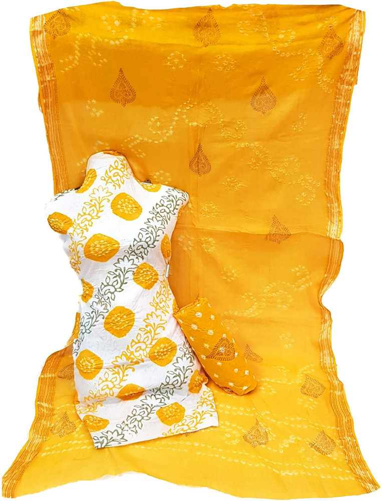 Bandhani dress material in flipkart online