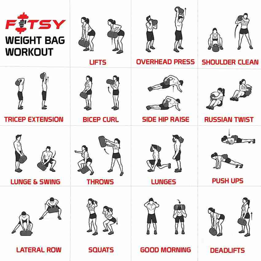 Workout bag weight store