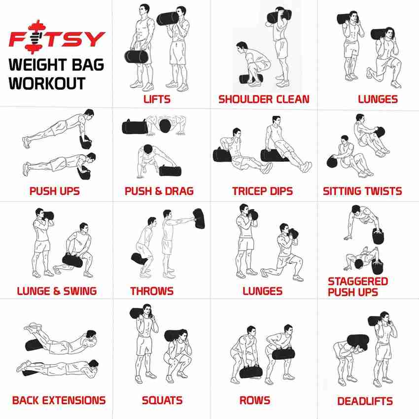 20kg weight shop bag exercises