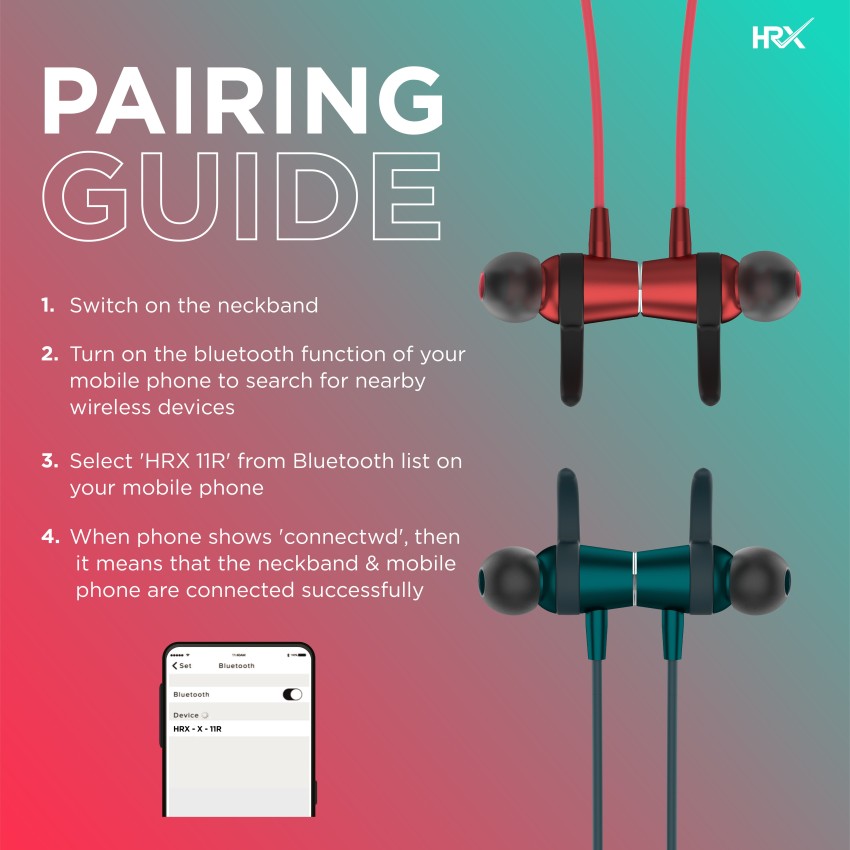 Hrx neckband outlet