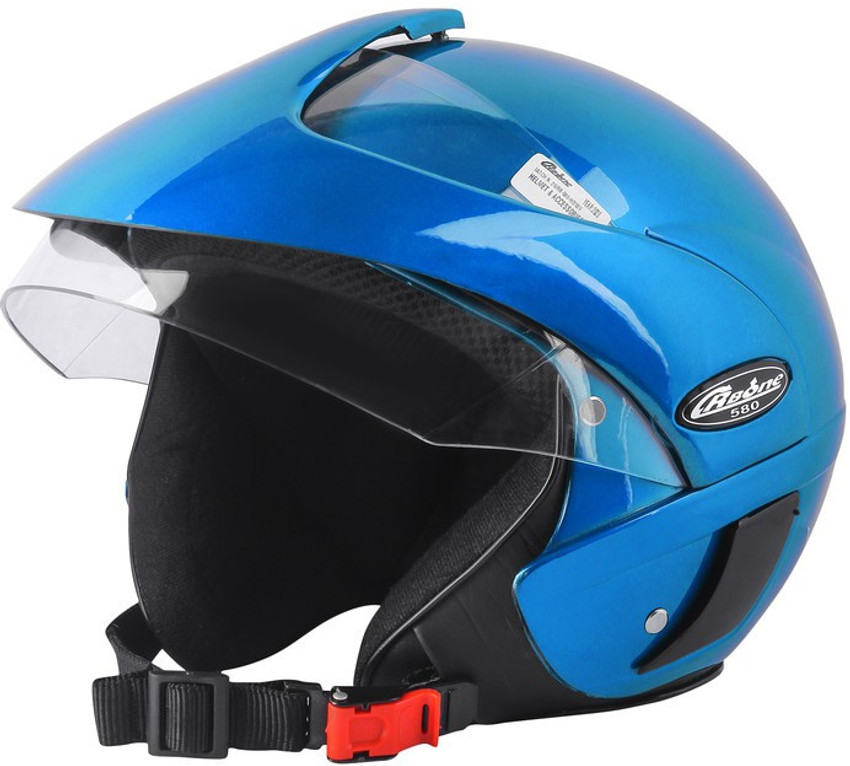 Bike helmet blue discount colour
